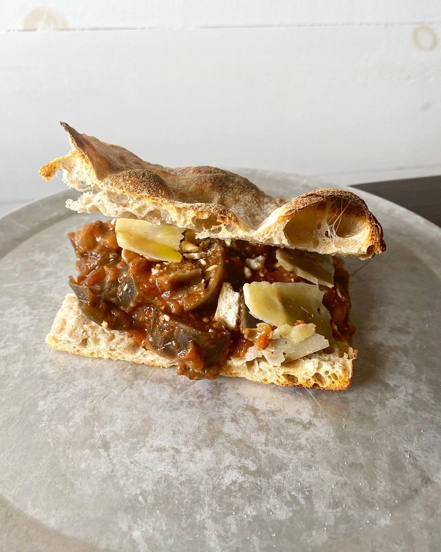 ZIO FRANK: CHILLED TOMATO BRAISED EGGPLANT + PECORINO CROTONESE + SESAME BREADCRUMB
Zio Frank smells like aftershave and he&rsquo;s always looking for a snack. Lucky for him, your Nonna ALWAYS has eggplant in the fridge&hellip;
#radicimeansroots 
#