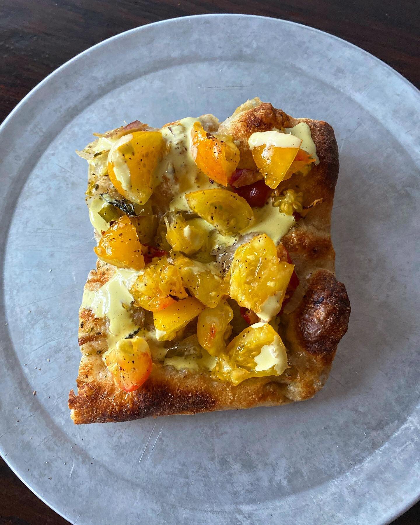 We&rsquo;re not here to tell you how to run your life, but if you&rsquo;re not eating this at some point this week It&rsquo;ll be a big bummer.
@newspokefarm Afghan Tomatoes + Aioli + Fried Onion + Pancetta. 
#radici 
#radicimeansroots 
#portlandme