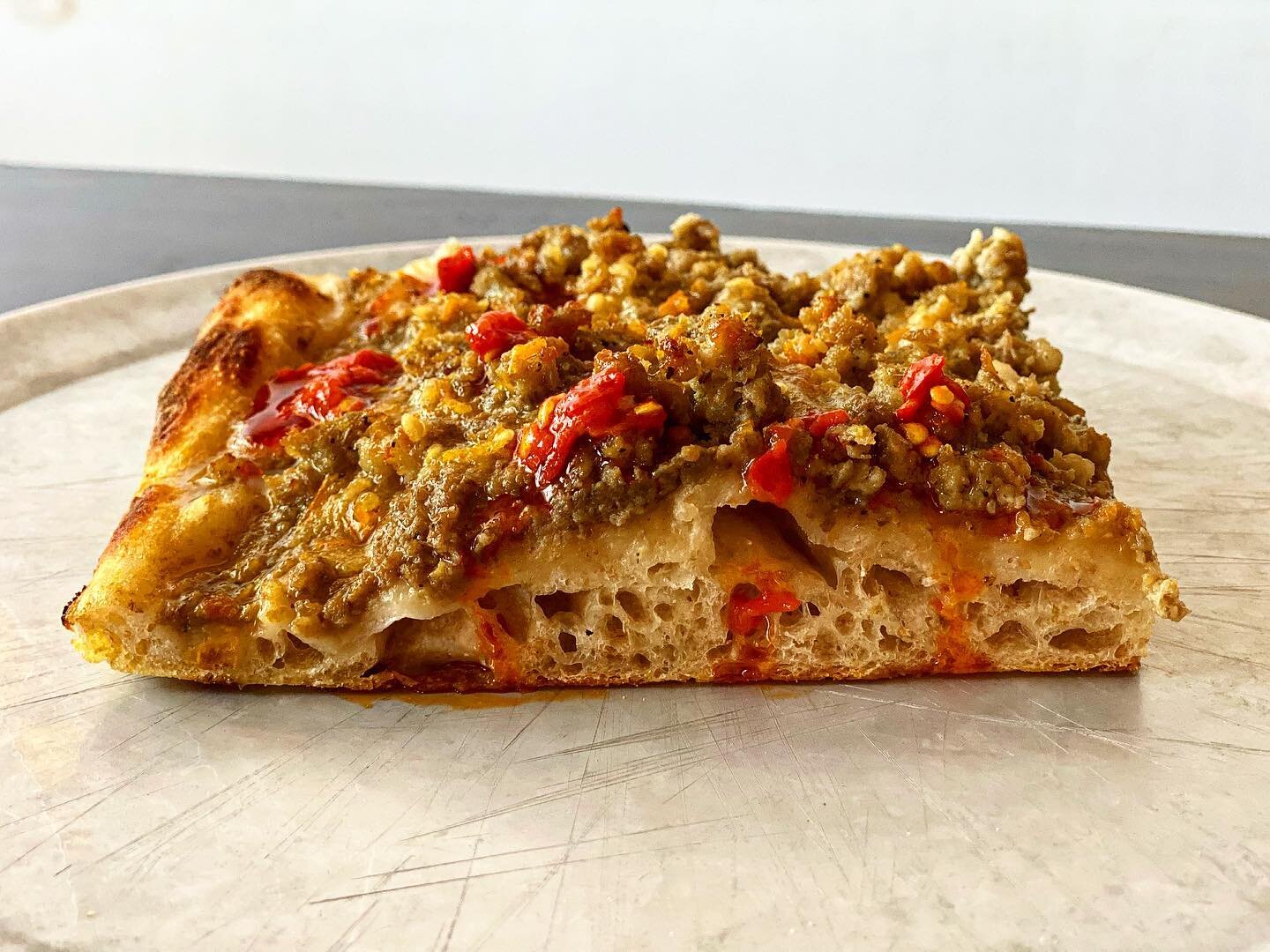 ‼️SPECIALE: OUR PORK SAUSAGE | EGGPLANT PUR&Eacute;E | YELLOW TOMATO SALSETTA | CALABRIAN CHILI ‼️
I&rsquo;ve been saying sausage like Clemenza all morning.